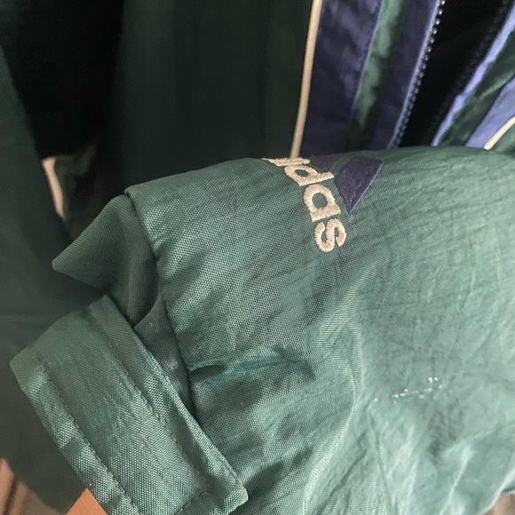 Adidas vintage rare full zip puffer insulated long coat - Picture 5 of 7